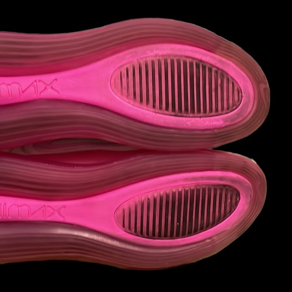 Nike Air Max 720 White Pink Rise Lazer Fuchsia Athletic Shoes Sneaker Size 6.5 - Picture 12 of 16